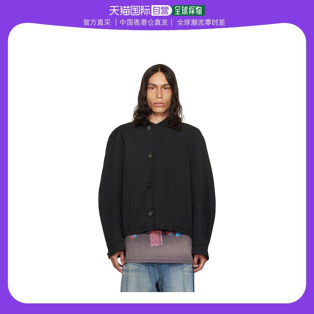 香港直邮潮奢 we11done 男士黑色 sortie 夹克