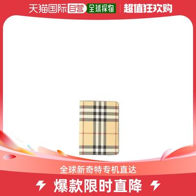 【99新未使用】潮奢 Burberry 女士Check Passport Holder 卡包