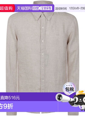 1h可退 香港直邮Michael Kors 迈克高仕 男士 长袖亚麻衬衫 CS440