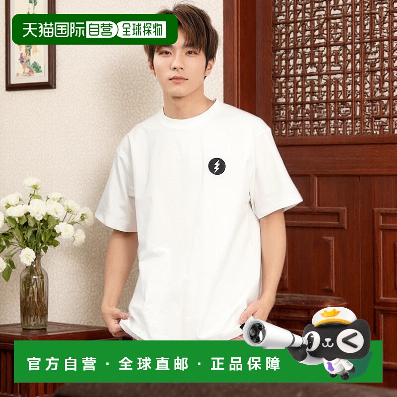 1h可退 日本直邮ELECTRIC 男女同款简约背面印花短袖T恤 E25STM02