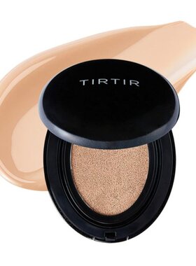 TIRTIR 日本直邮 持妆遮瑕保湿鸡蛋气垫粉底 # 18g #黑色持久21N