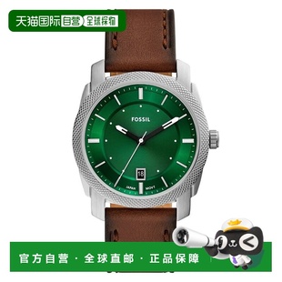 自营Fossil Men's Classic Green Dial Watch - green 美国奥莱直