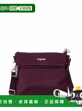 自营baggallini Women's Securtex Anti-Theft Memento Crossbody