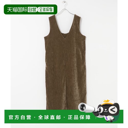 1h可退 日本直邮ITEMS URBANRESEARCH 女装 2WAY仿绒感背带裙 V领