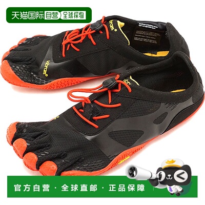 日本直邮Vibram FiveFingers 健身休闲五指鞋 KSO EVO 赤脚黑 18M