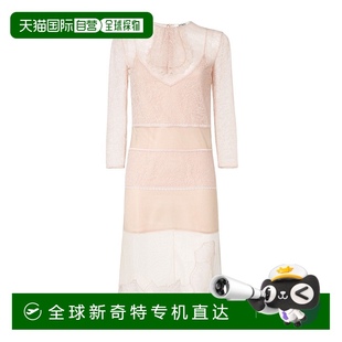 AW2025 1h可退 FDD444AYNHF1M26 香港直邮FENDI 米白 女士连衣裙