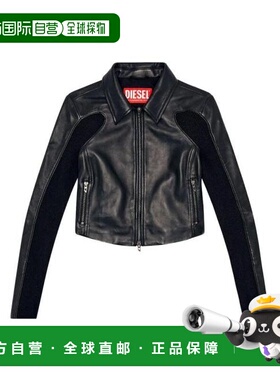 韩国直邮DIESEL 皮夹克 A153730AJIR9XX DOM