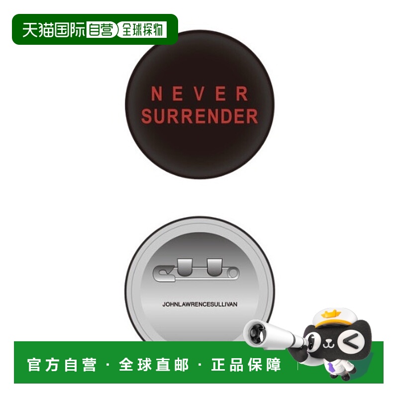 1h可退 日本直邮JOHN LAWRENCE SULLIVAN 男女同款NEVER SURRENDE