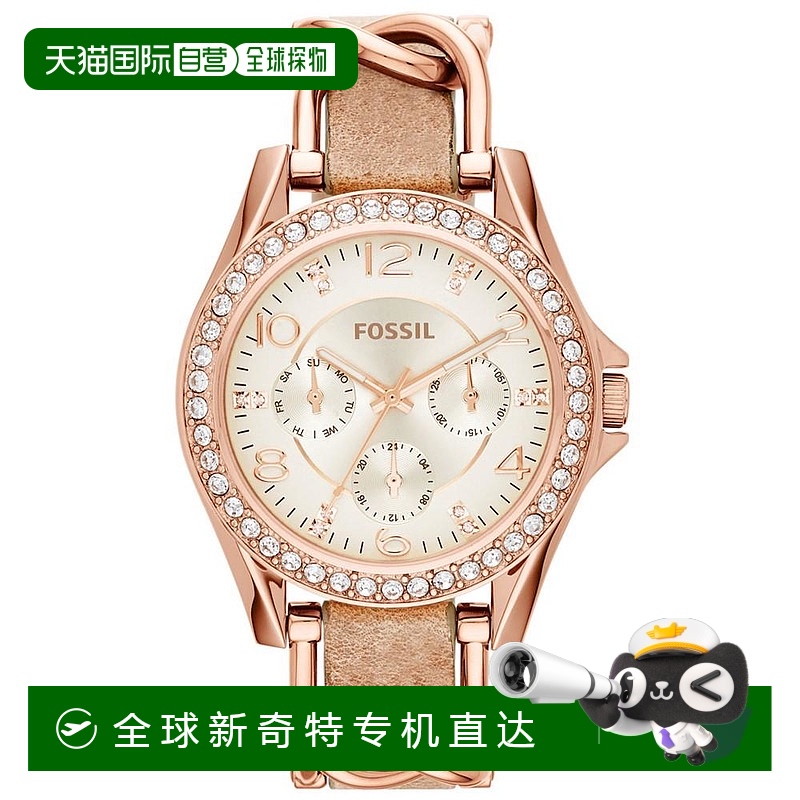 1h可退 【美国直邮】fossil 女士 休闲手表新款