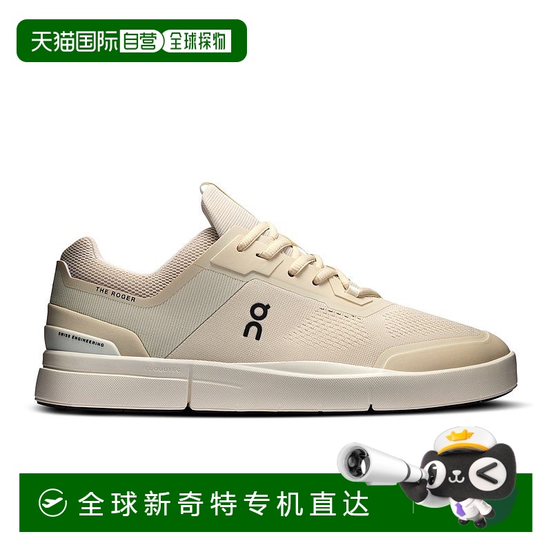 欧洲直邮On昂跑 THE ROGER系列男士沙色/象牙白再生聚酯纤维logo