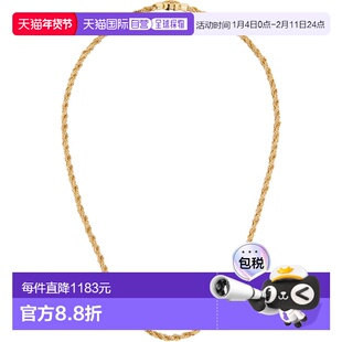 1h可退 香港直邮潮奢 Emanuele Bicocchi 男士 编织项链 FKXN2G