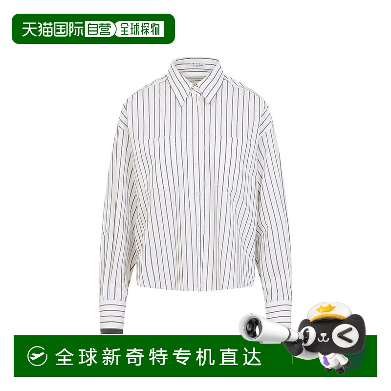 1h可退香港直邮BRUNELLO CUCINELLI女士衬衫 MA783RD606015 SS2