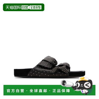香港直邮ISABEL MARANT 女士凉鞋 SD0277FAD1A08SBLACKSILVER