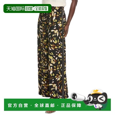 自营Joseph Ribkoff Abstract Wide Leg Trouser - black 美国奥