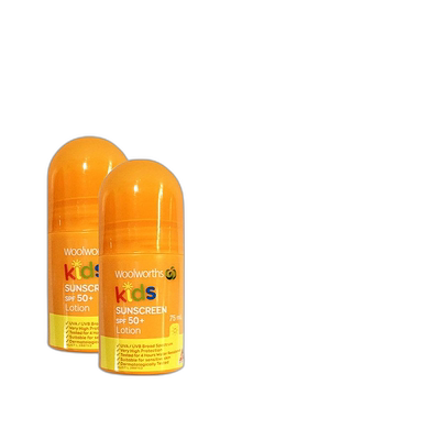 澳大利亚直邮Woolworths自然防晒霜补水温和呵护保湿75ml*2支澳洲