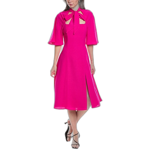 自营black halo黑色 Halo Coralia A 字连衣裙 - 粉色 美国奥莱直