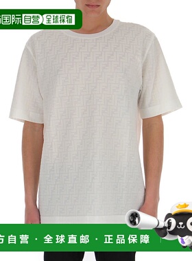 香港直邮FENDI 男士T恤 FY0936A7D5F0GF7高档休闲百搭舒适 高级感