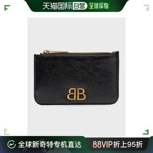 美国直邮 钱包真皮拉链零钱包卡夹 balenciaga 99新未使用