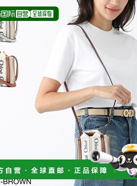 日本直邮Chloe 女士两用单肩包 chc22ap235i26 91k 白色/蓝色2 Wo