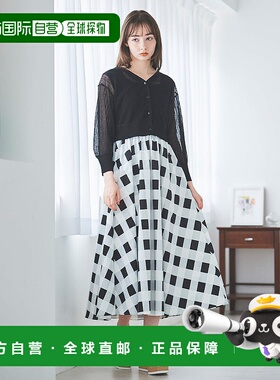 日本直邮31 Sons de mode 透纱开衫套装连衣裙 315060EW14865 黑