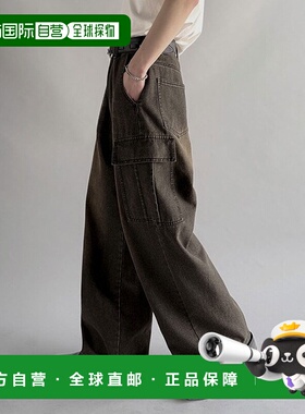 日本直邮Classical Elf 复古水洗口袋工装牛仔长裤 C04519EM01376