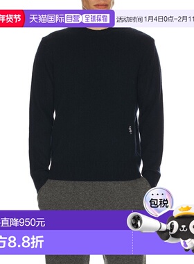 1h可退 香港直邮SPORTY & RICH 男士 羊绒毛衣 WS08362302BL106