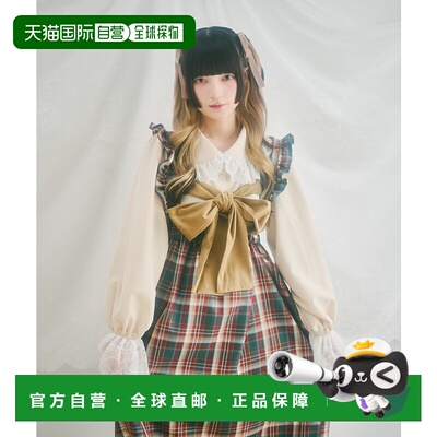 1h可退 日本直邮kutir 女装 2WAY丝带灯芯绒背带裙 可前后穿 6129