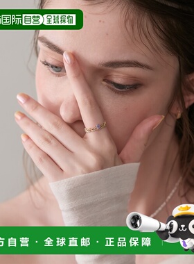 1h可退 日本直邮NOJESS 女士 K5坦桑石层叠戒指 30253127041