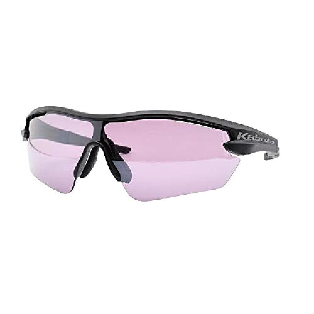 Ogk Kabuto自行车太阳镜101/2套镜片 哑黑/防水淡紫镜S