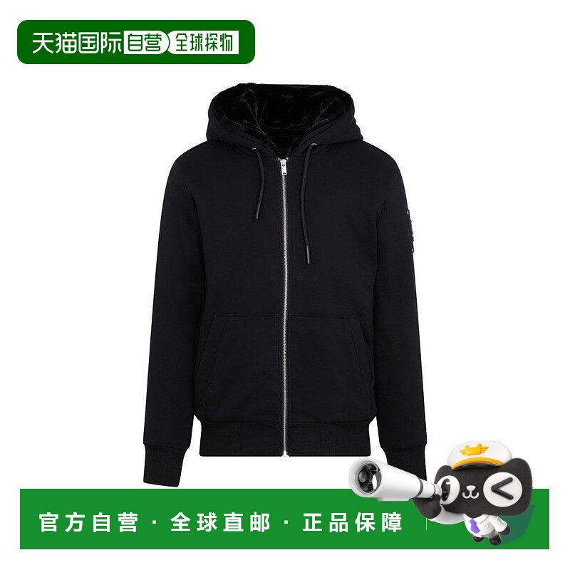 自营moose knucklesBlack Classic Bunny 3 Hoodie - black 美国