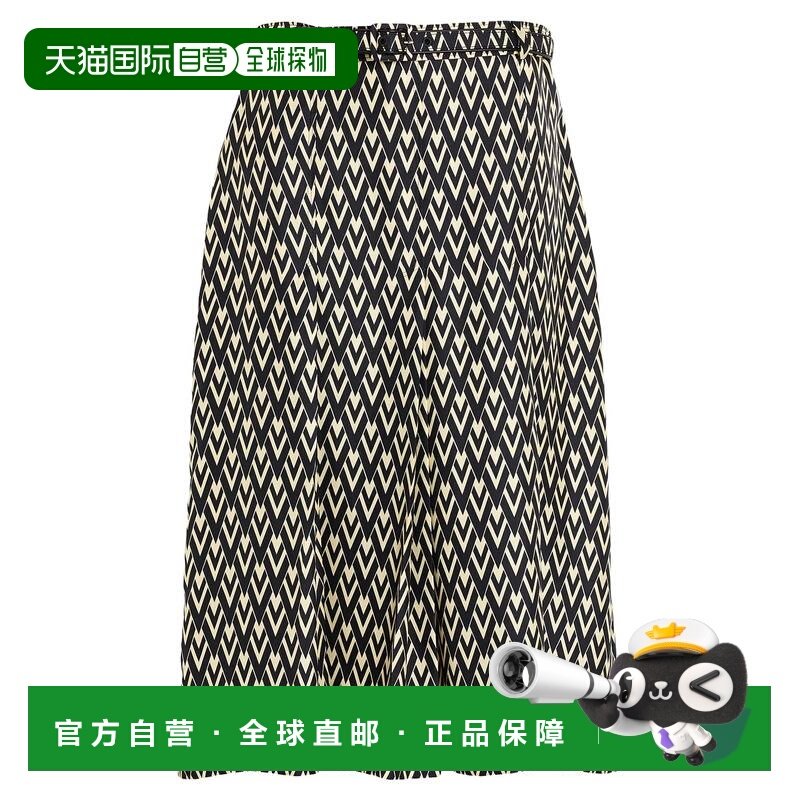 1h可退 香港直邮valentino 华伦天奴 女士 中长半身裙 black黑色,女装/女士精品,半身裙,淘宝优惠券,粉丝福利购,淘宝优惠卷