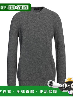 1h可退 香港直邮潮奢 Roberto Collina 男士 毛衣 grey灰色 舒适