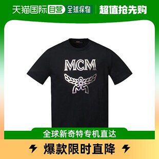 T恤MHT9SMM64BK 黑色mcm徽标棉质上装 男士 香港直发MCM短袖