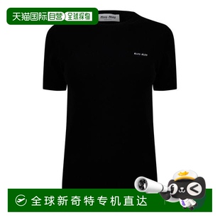 针织上衣 女士 Cash 舒适 black黑色 Miu 香港直邮潮奢 缪缪