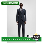 Boss雨果BOSS CAMEL 男士 自营欧洲直邮Hugo 深蓝色羊毛西服新款