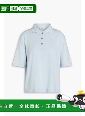 1h可退 香港直邮VINCE 女士 棉质Polo衫 V091784683 blue蓝色 舒