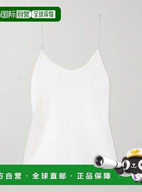 香港直邮Alaia 女士 精饰针织吊带背心 AA9H1195K030A000BLANC