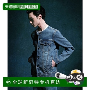无领牛仔夹克 MEN 男士 0723BC 岡山牛仔 日本直邮COMME 1h可退
