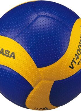 日本直邮Mikasa 排球4号训练270g蓝黄色VT400W270排球VT400W270