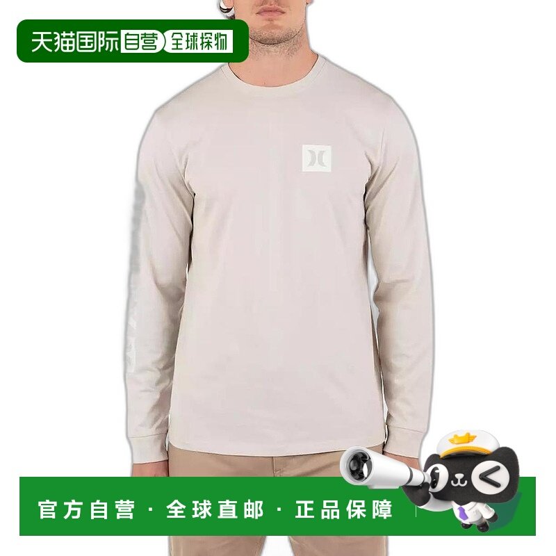 1h可退 【美国直邮】Hurley 男士 ICON 长袖 T恤 运动服 休闲服装,运动服/休闲服装,运动T恤,淘宝优惠券,粉丝福利购,淘宝优惠卷