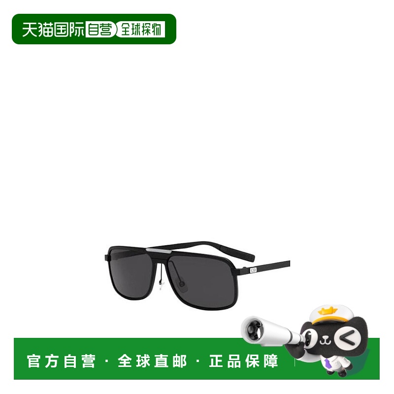 1h可退 香港直邮DIOR 男士太阳镜 AL137003Y1 AW2021 黑色 黑色徽