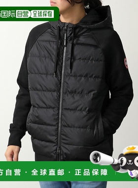 日本直邮CANADA GOOSE HYBRIDGE HURON 男士轻薄羽绒连帽衫 6843M