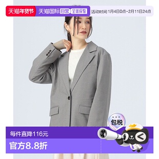 日本直邮BEAMS Big Checkered Tailored Jacket 女士有衬两用格纹