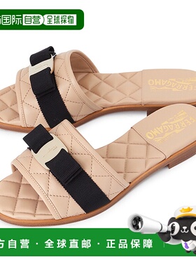 1h可退 韩国直邮菲拉格慕 LOVEC Q NEW BISQUE 0754668 女士 拖鞋