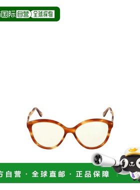 香港直邮CHLOÉ 女士眼镜 CH0089S54 SS2023 白色 徽标太阳镜