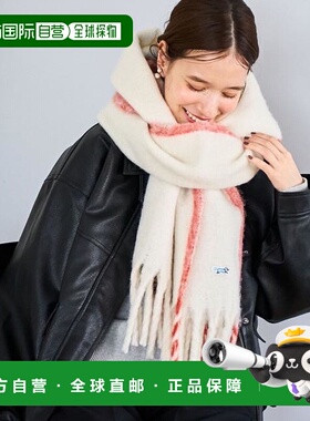 1h可退 日本直邮coen 【PENNEYS(ぺニーズ)联名】拼色条纹围巾