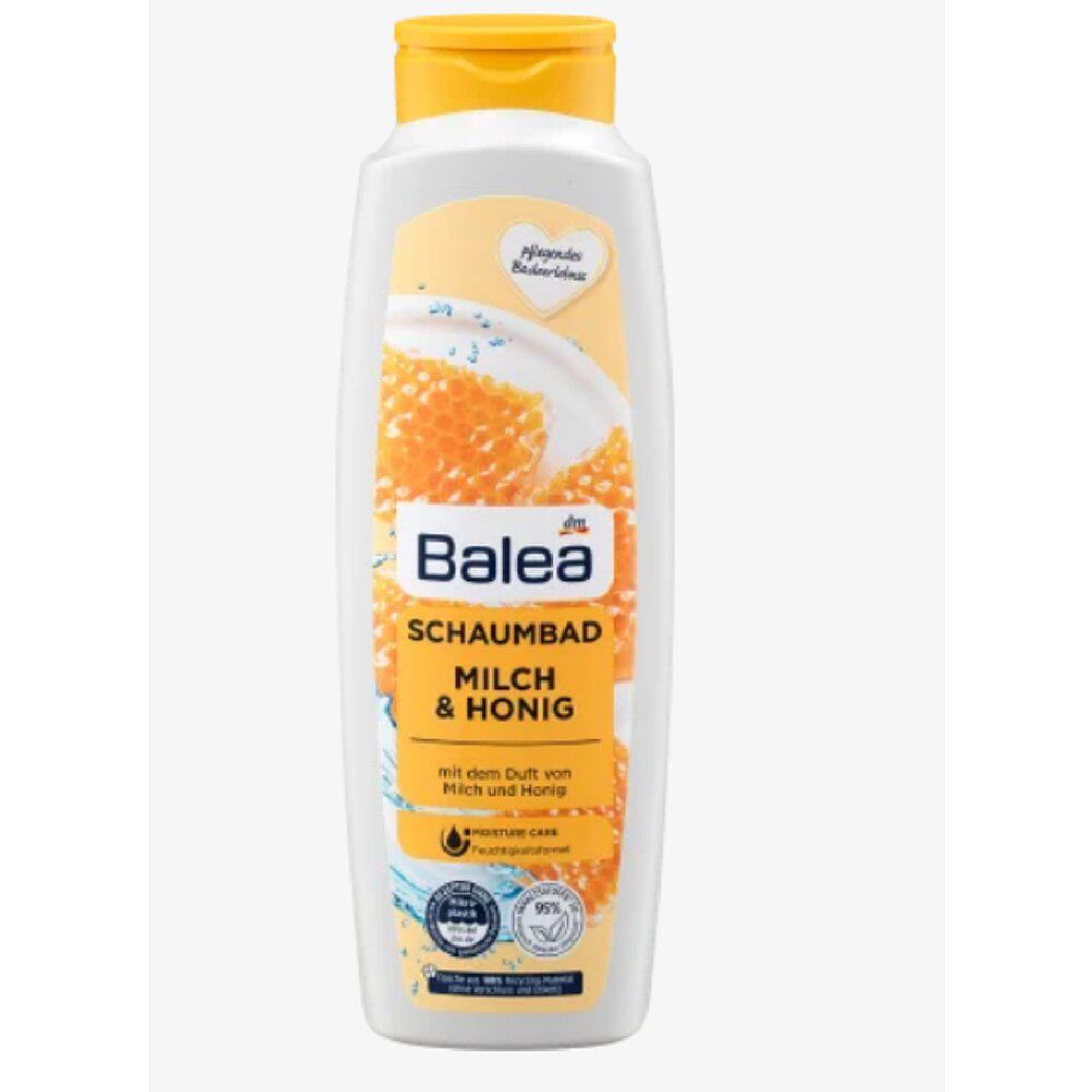 欧洲直邮Balea泡泡浴牛奶蜂蜜保湿身体乳750ml