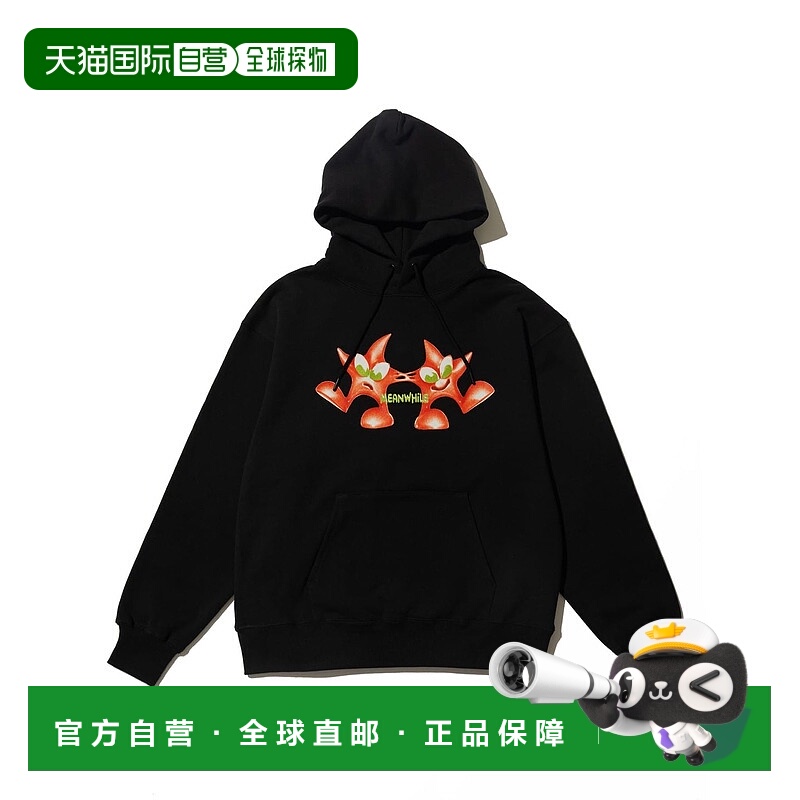 1h可退 日本直邮BEAMS T 男装 nico ito联名 宽松连帽卫衣 图案设