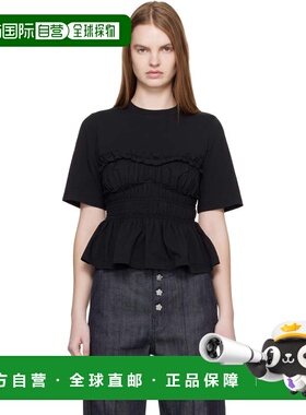 1h可退 香港直邮Cecilie Bahnsen 女士 黑色 CBvilde T 恤 425RTW