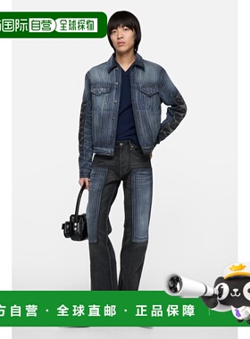 欧洲直邮ACNE（Akken）拼布牛仔背心夹克